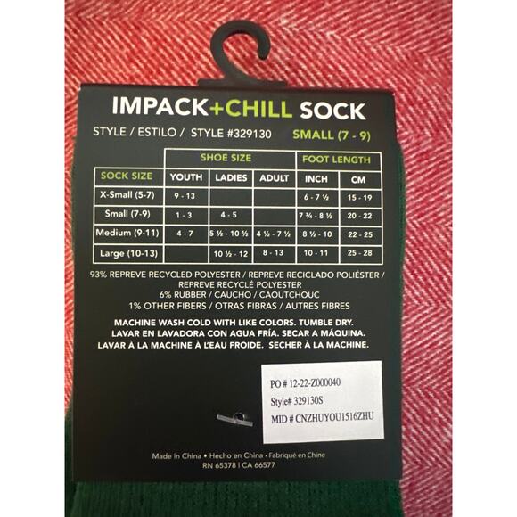 High Five 329130 Impact+ Chill Soccer Socks size medium (9-11) SET OF 2 PAIR - Picture 4 of 4